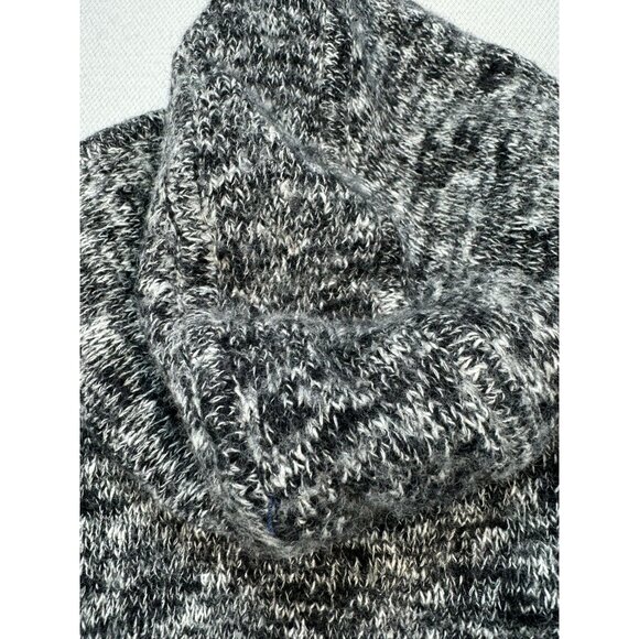 J.Crew Womens Hooded Sweater M Gray Merino Wool Blend Cozy - Picture 12 of 14